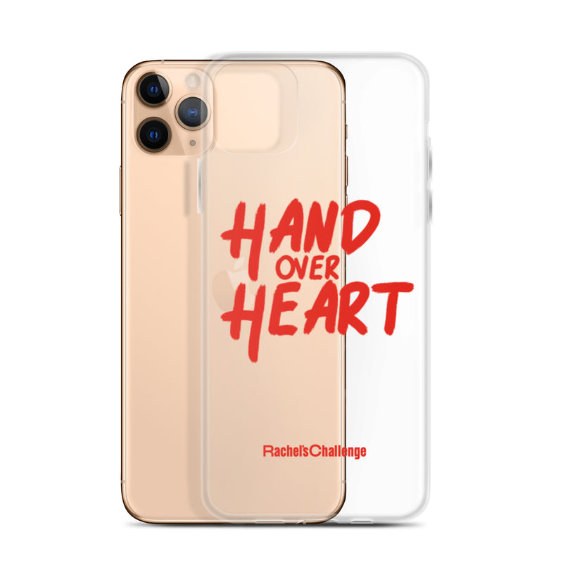 Hand Over Heart iPhone Case
